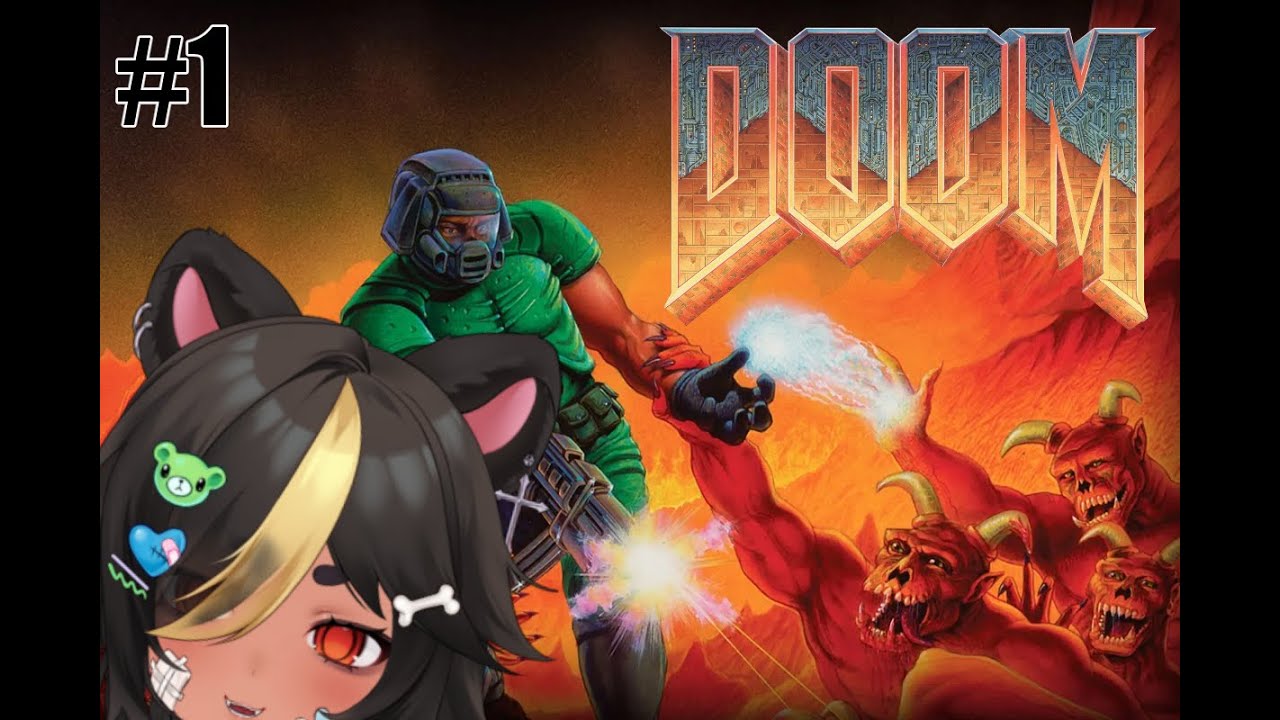『vtubear』rip and tear bear - Doom first time [1] VOD