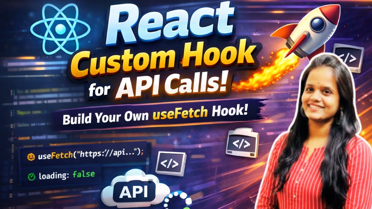 React Custom Hook for API Calls 🚀 | Build Your Own useFetch Hook (Full Tutorial)#infysky  #reactjs