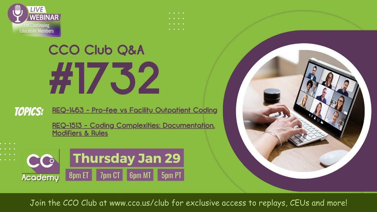 CCO Club Q&A #1732 📱