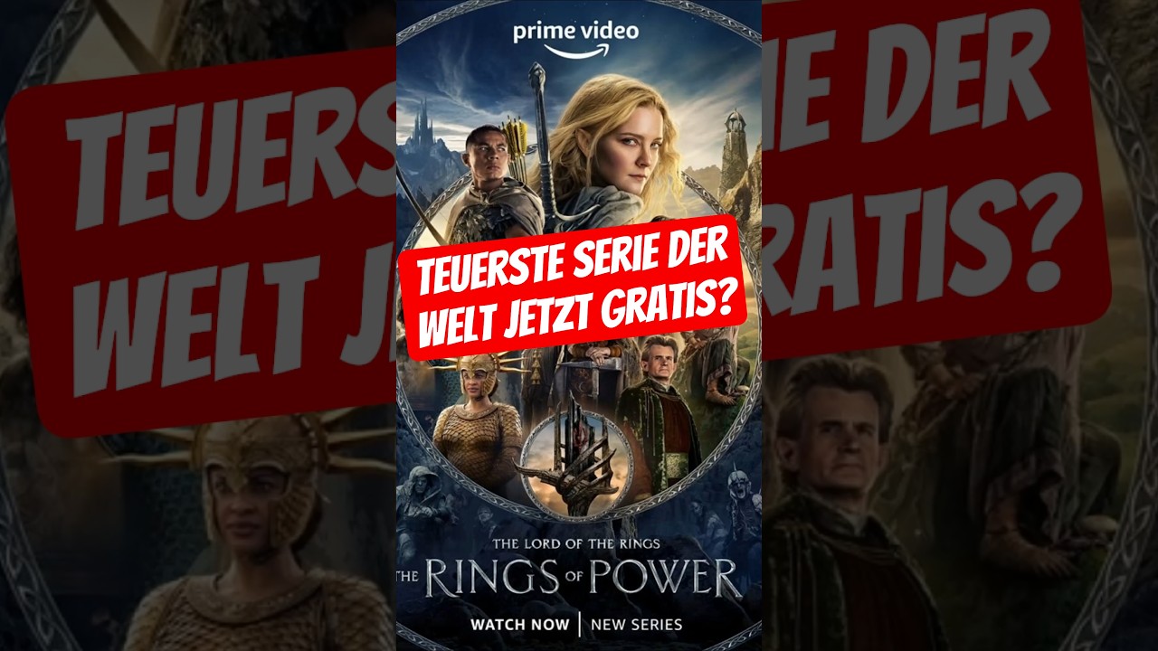 Eine der teuersten Serien der Welt kommt jetzt Gratis? Die Ringe der Macht #herrderringe #hdr #news