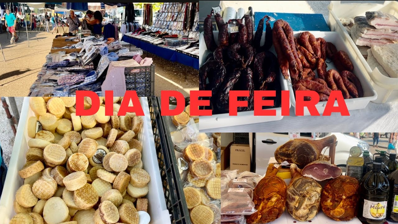 Dia de feira em Almeirim #Portugal 🇵🇹compramos muita coisa •