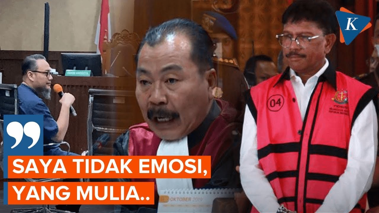 Ditegur Hakim, Johnny G Plate: Saya Tidak Emosi...