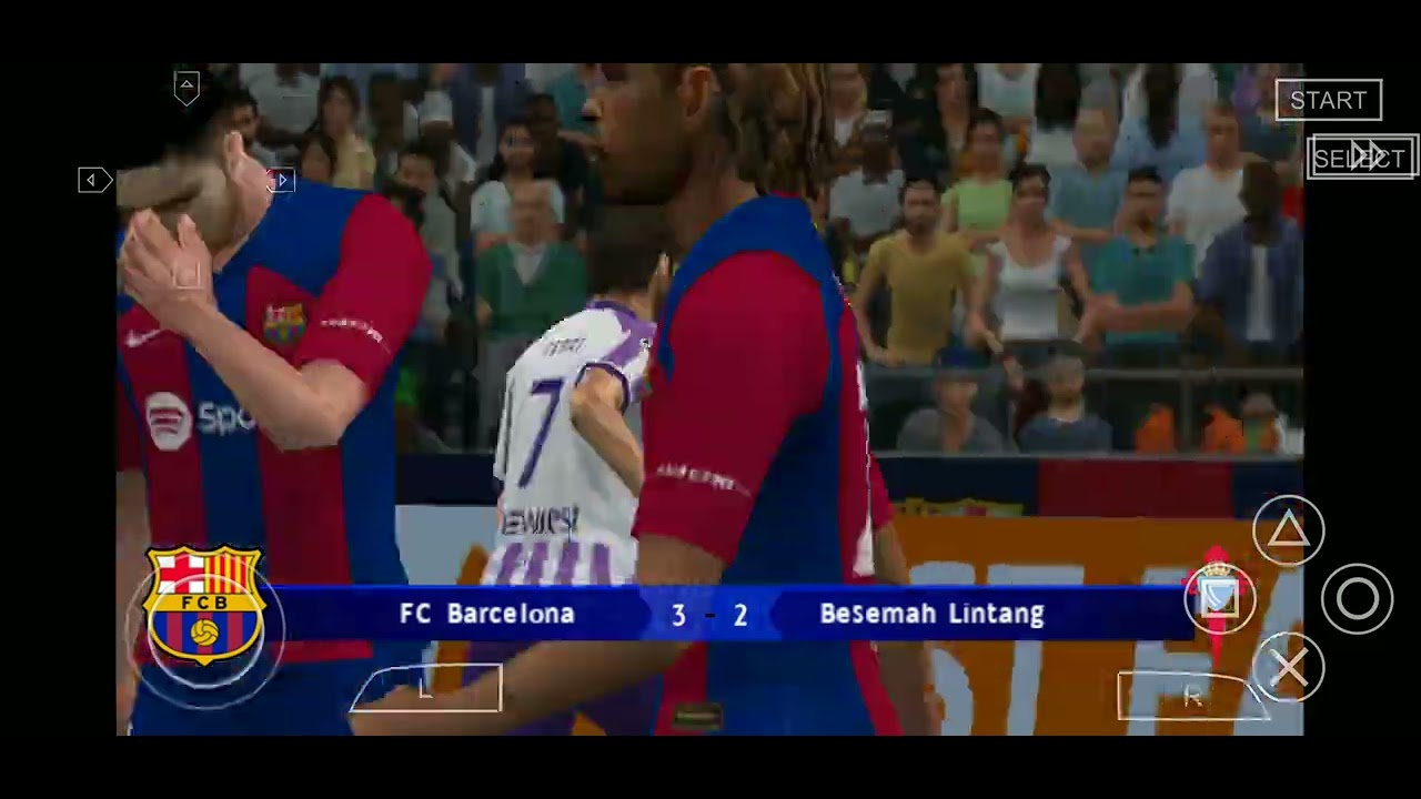 Kalah telak vs barcelona #sepakbola #football 