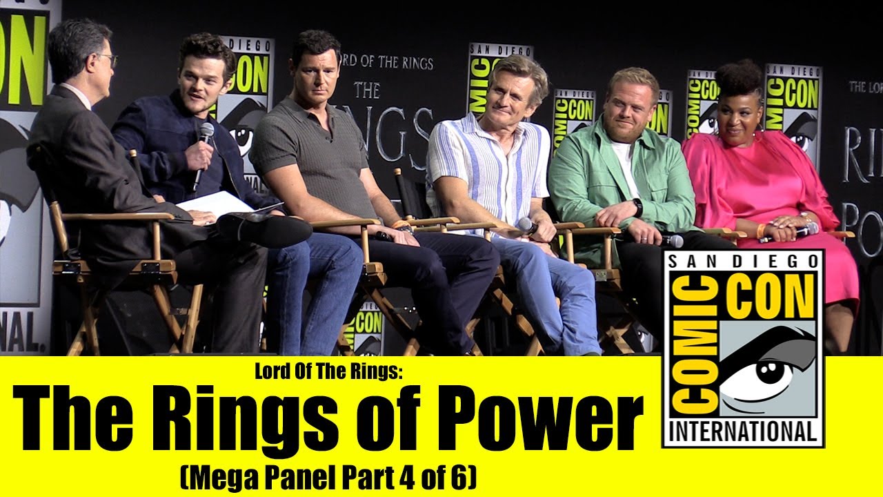 LOTR: THE RINGS OF POWER | Comic Con 2022 [Mega Panel Pt 4 of 6] Conversation with 1st Group of Cast