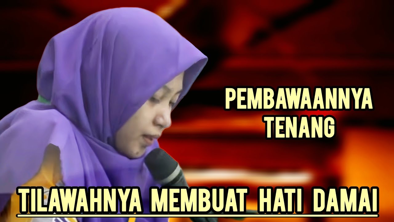 BACAANNYA PELAN PELAN DAN TELITI, SUARANYA DAN IRAMA TILAWAHNYA MEMBUAT HATI DAMAI.... 