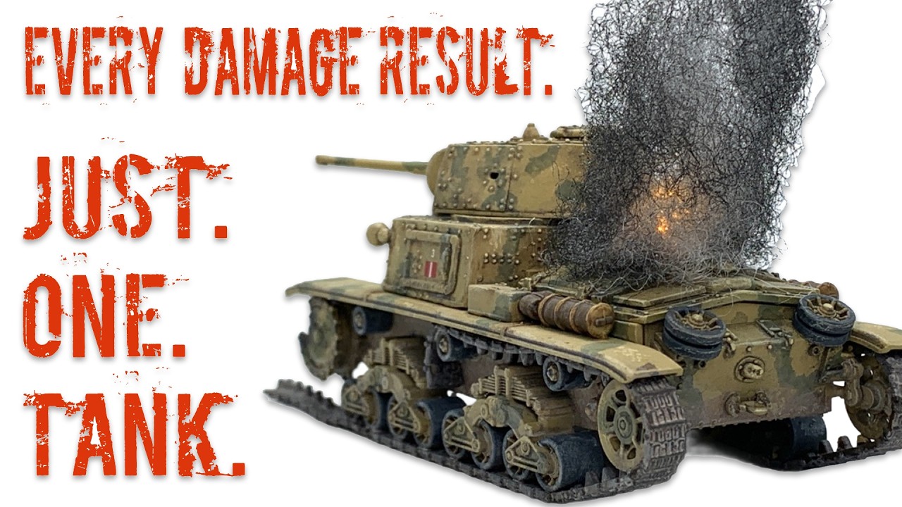 Can We Create MODULAR Vehicle Damage for Bolt Action 3rd Edition?