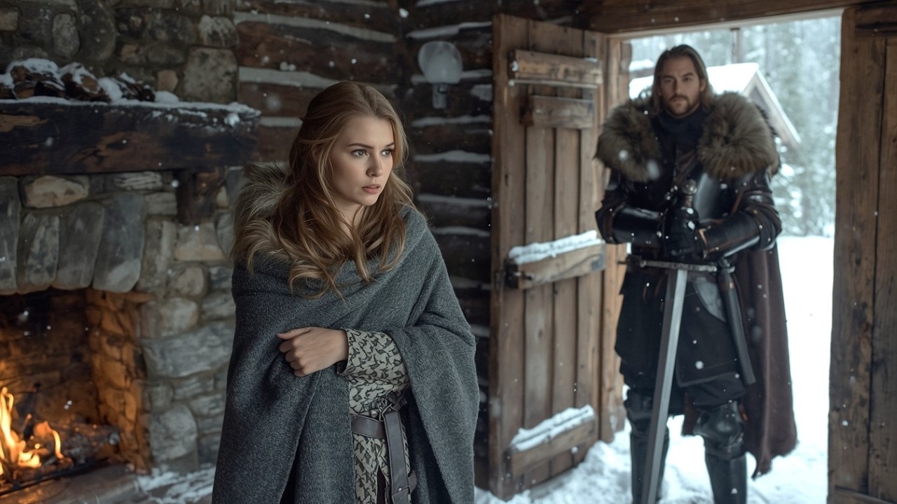 The Poor Omega Turned a Frozen Cabin Into Her Home — Not Knowing It Belonged to the Alpha King.