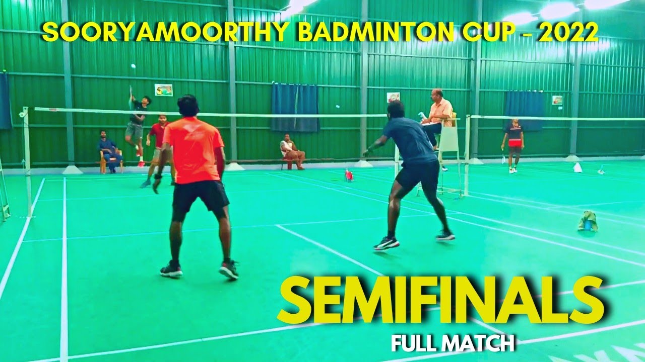VEMBARASAN GANESH vs NAVINPRASANTH VIMALRAJ | SEMIFINALS - Sooryamoorthy Badminton Cup 2022 |Chennai