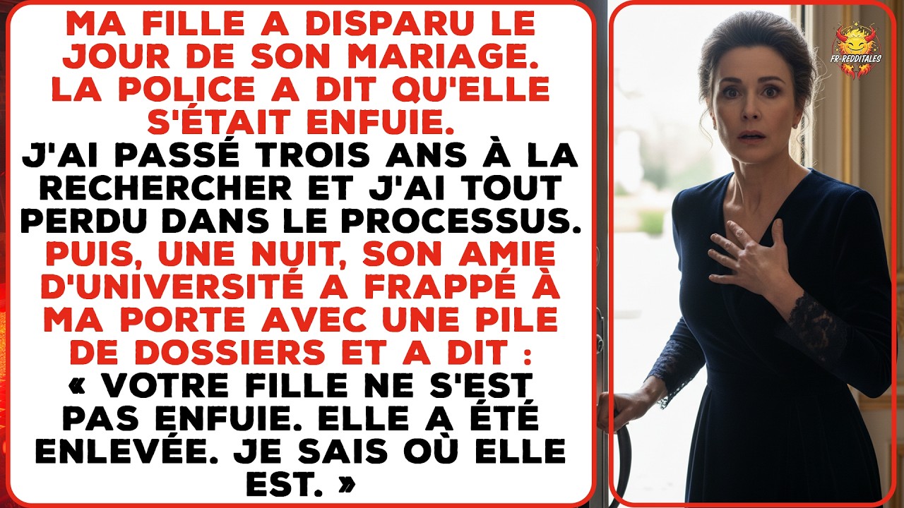 Ma fille a disparu le jour du mariage — 3 ans plus tard, la vérité a frappé à ma porte.