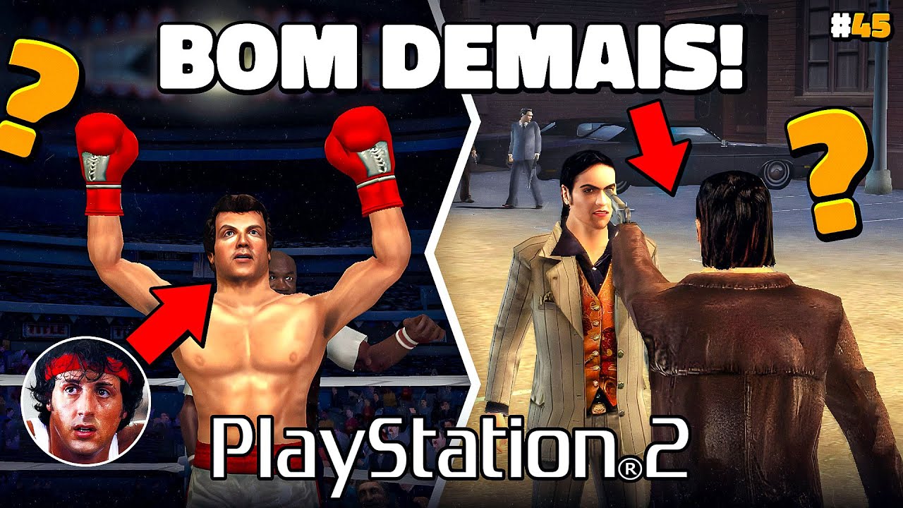 10 Jogos de PS2 que S&Atilde;O BONS mas POUCOS CONHECEM!