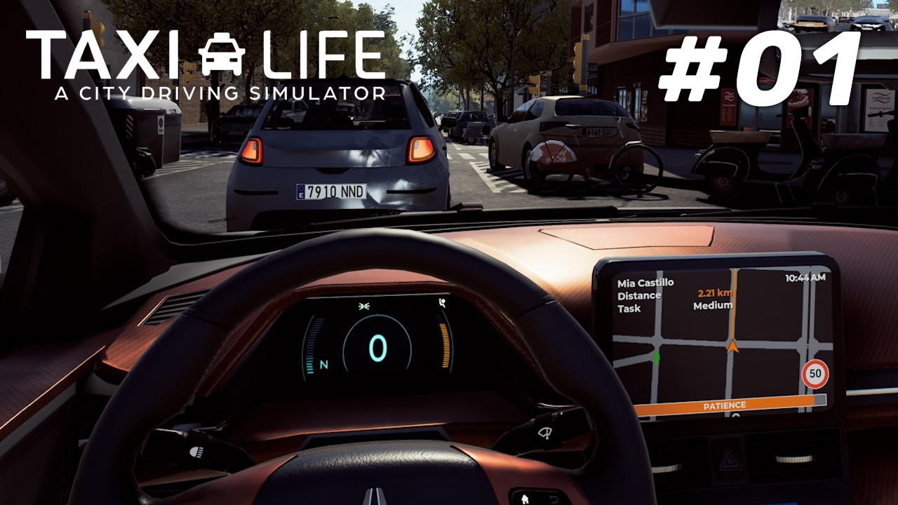 Taxi Life (PS5) Ep. 1 - CRASHED MY CAR DRIVING ON DAY ONE