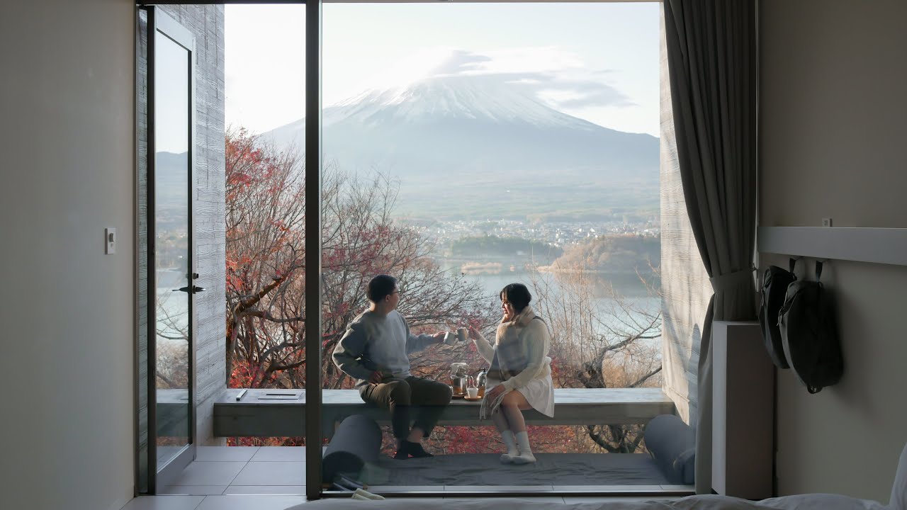 Hoshinoya Fuji / Glamping resort with an amazing view of Mt. Fuji 🗻 (ep.1)