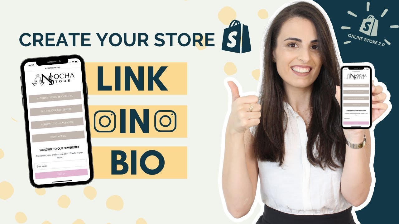 Создайте страницу «Ссылка в био» для своего магазина с помощью Shopify Online Store 2.0 — без при...