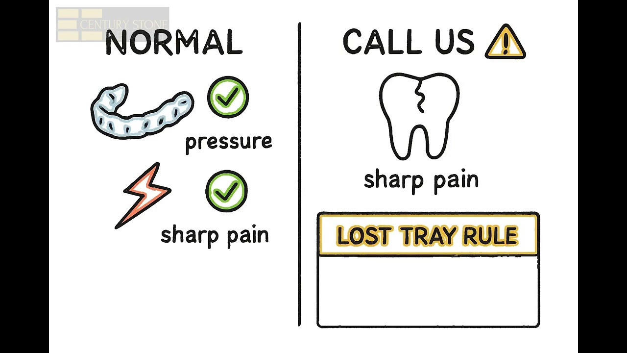 The Decision Tree — When to Call About Your Clear Aligners (Normal vs Problem) | Century Align