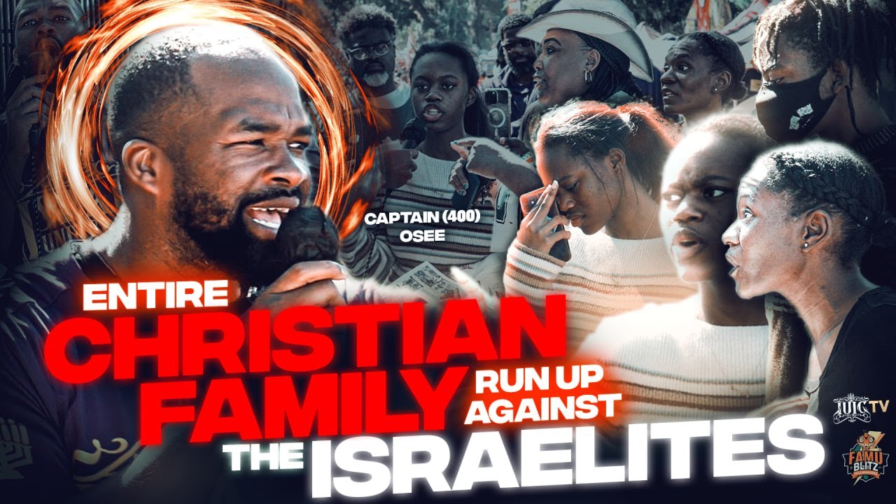 Entire Christian Family Run Up On The Israelites