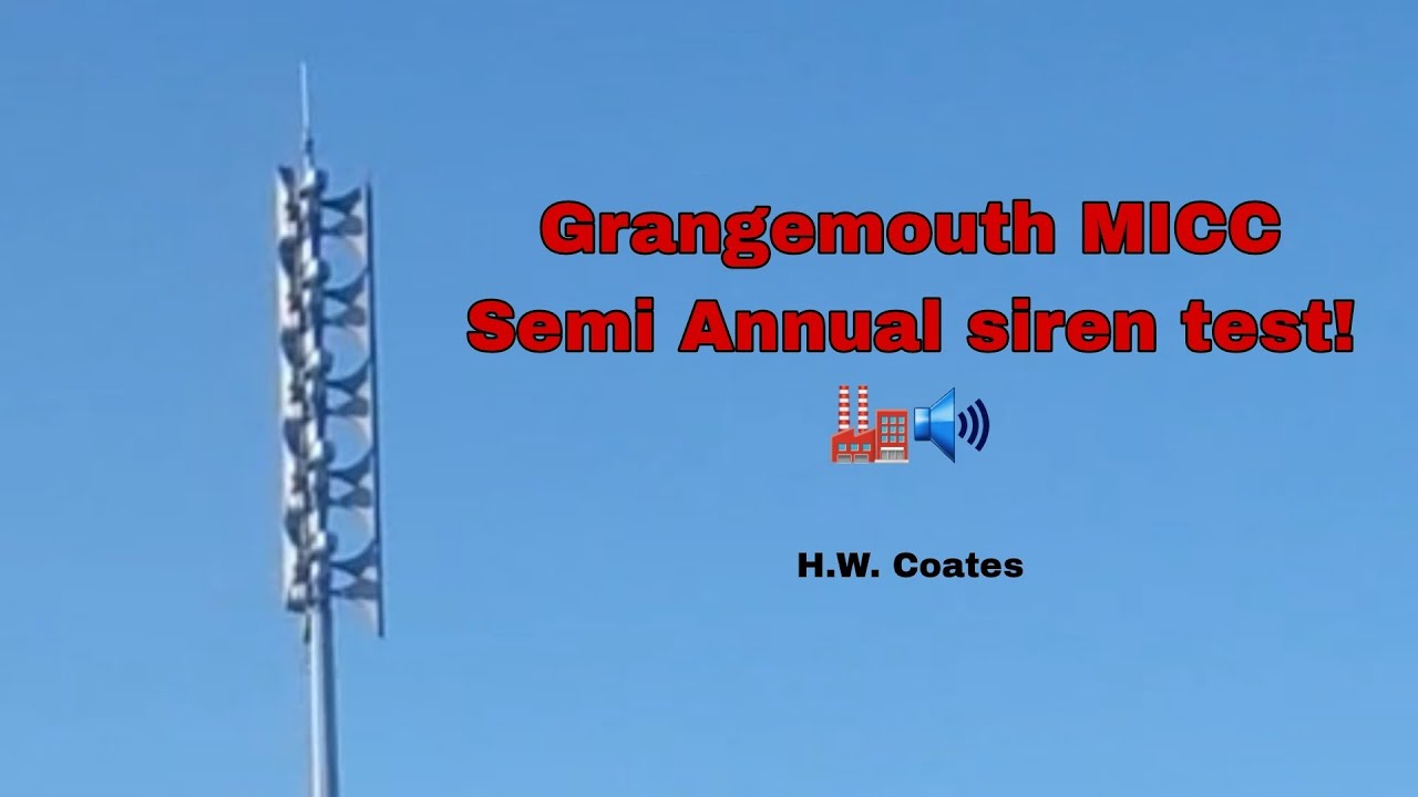Grangemouth MICC Sirens - H.W. Coates Hörmann ECN-3000 test! 🏭🔊🤩