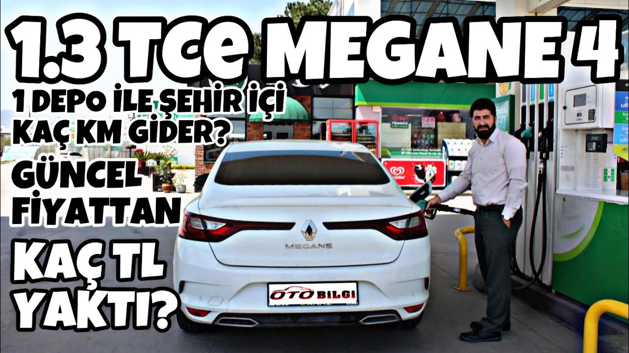 1.3 TCe MEGANE 4 Bir Depo İle Şehir İçinde Kaç Km Gider? | Yakıt Sarfiyatı | Oto Bilgi