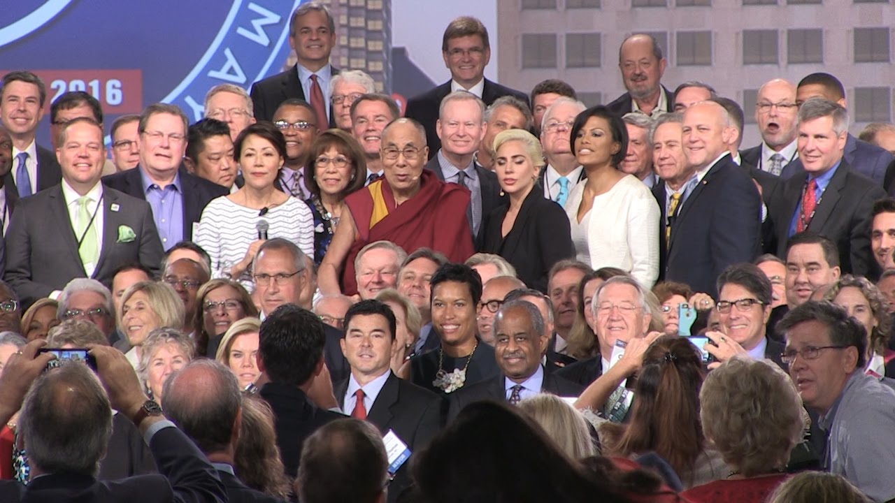 H H  The Dalai Lama's Talk at US Mayors Conference June 26,2016