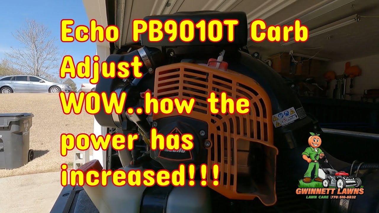 Echo PB9010T Carb Adjust... Ух ты, какая мощь у меня теперь!!!!!