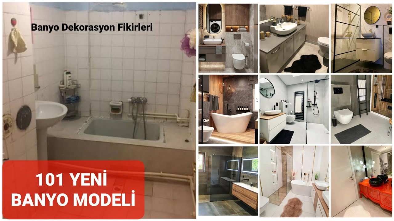 Her zevke uygun 2024 BANYO MODELLERİ //  BANYO DEKORASYON FİKİRLERİ // Küçük banyo örnekleri