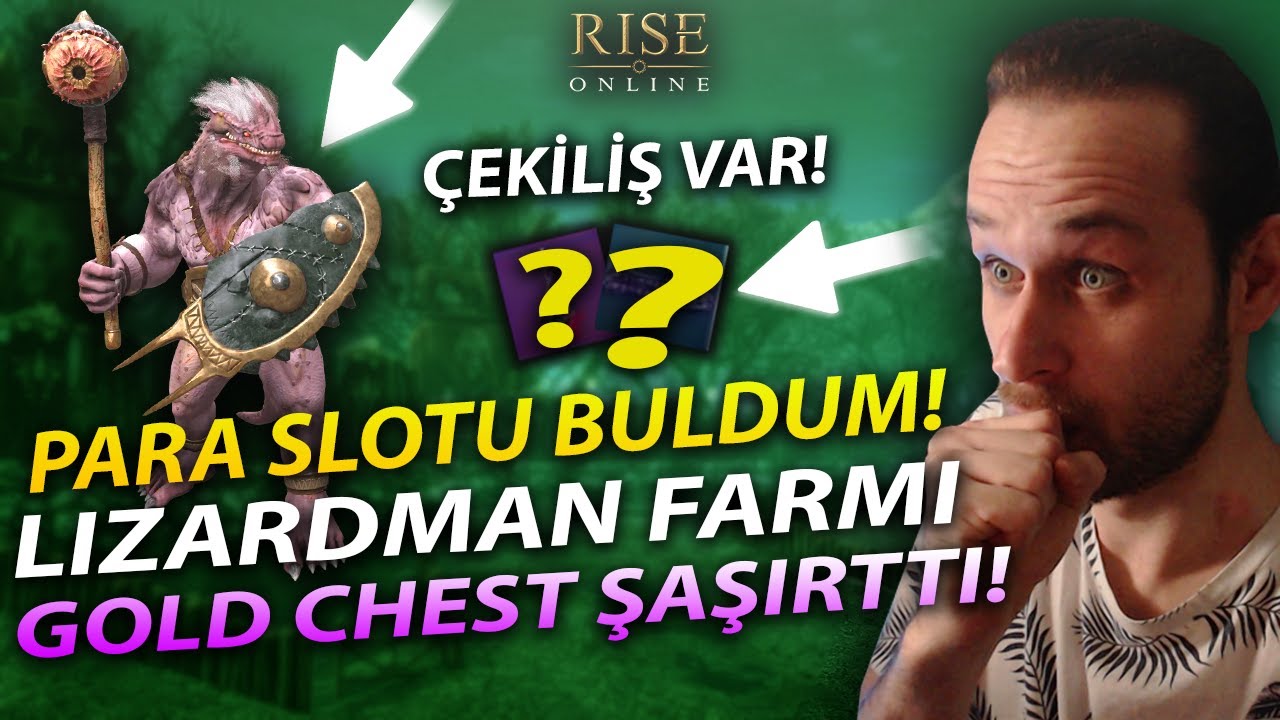 İŞTE BUDUR ! PARA SLOTU BULDUM ! LIZARDMAN FARMI - GOLD CHEST KIRMA - Rise Online Battle Priest