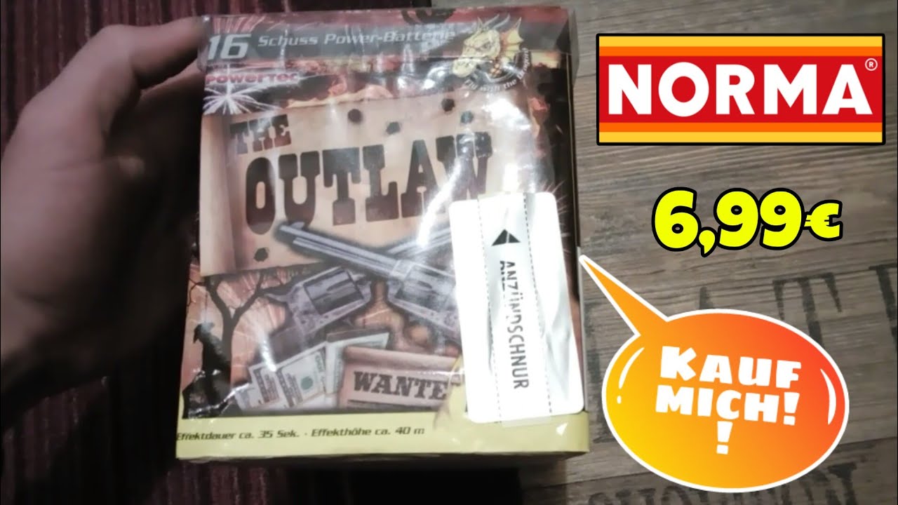 The Outlaw Nico Feuerwerk | 6,99€ bei Norma | Wieder verbessert | PyroFreak 1