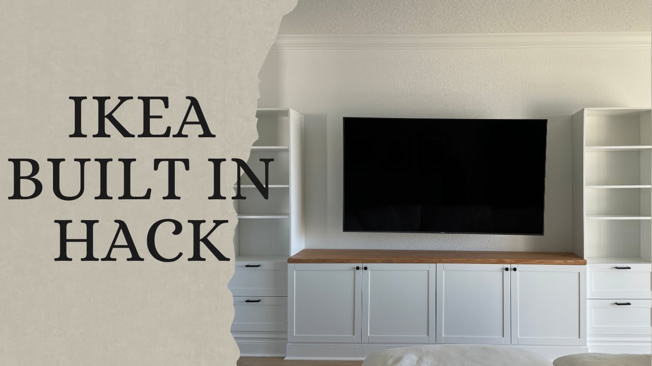 IKEA BUILT IN HACK | BESTA | BRIMNES | HANVIKEN