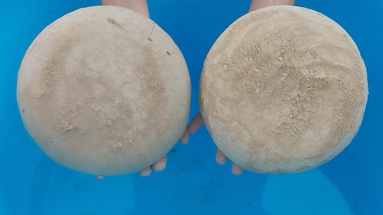 Pure mud dirt chunks&shapes Crumble in Water