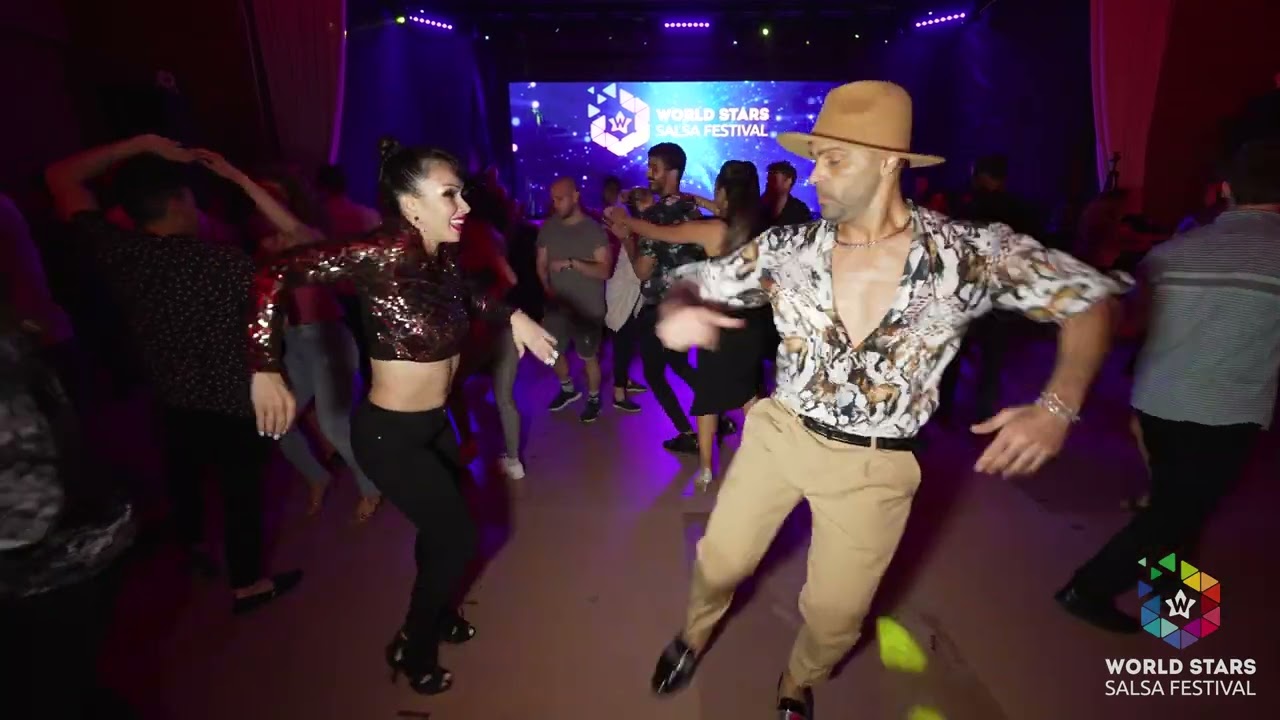 Fadi Fusion & Anita Santos Rubin - Salsa Social Dance at World Stars Salsa Festival 2022