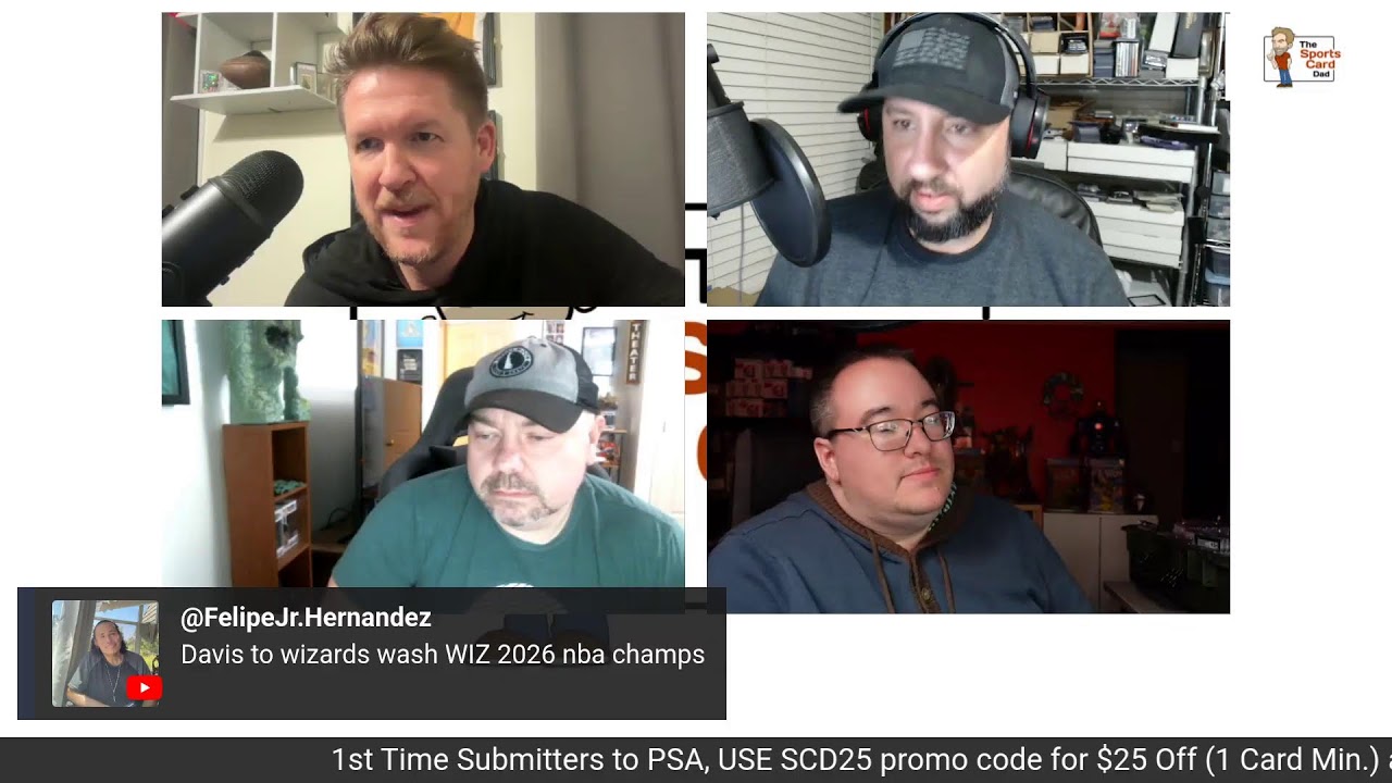 OFF CENTER STEVE - NEO - DUSTIN AND I TALK SPORTS CARD HOBBY 2-4-26  IT'S GETTING WEIRD