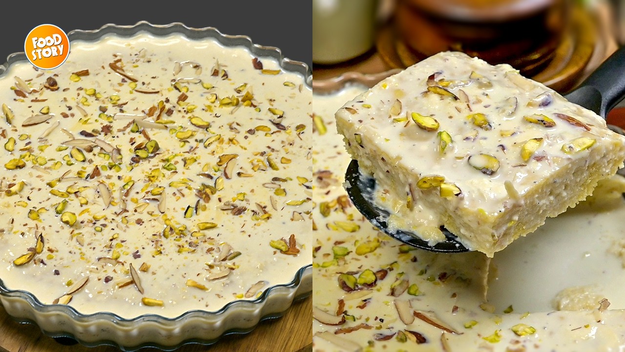 Eid Special Malai Rabdi Cake Recipe, New Super Soft Malai Cake by Samina Food Story