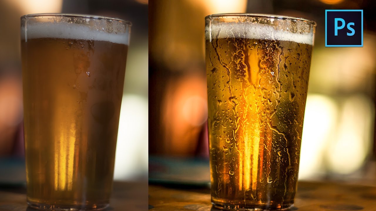 [ Photoshop Tutorial ] How to Create Wet Glass Effect in Photoshop