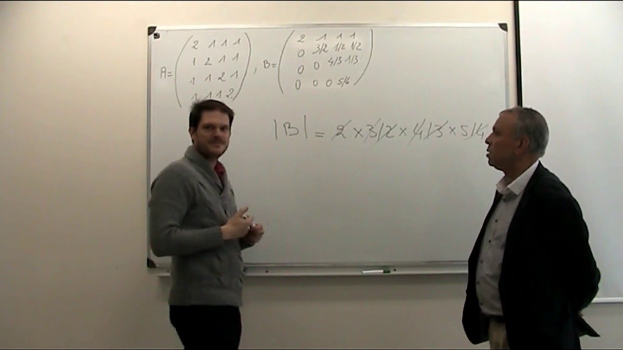 Calculer le déterminant d'une matrice par la méthode de Gauss