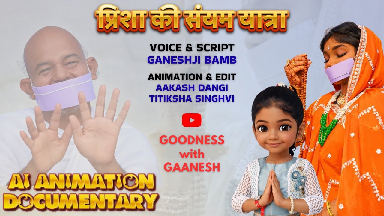 PRISHA KI SAIYAM YATRA | प्रिशा की संयम यात्रा @GOODNESS with GAANESH | DOCUMENTARY