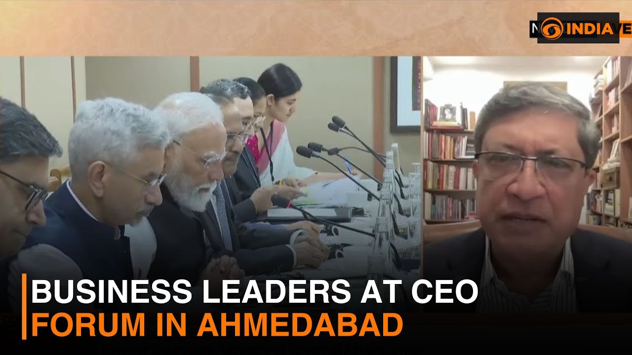 Business leaders at CEO Forum in Ahmedabad