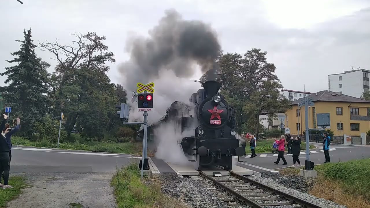 Železniční přejezd Chomutov #2 8.10.2022 / Czech railroad crossing