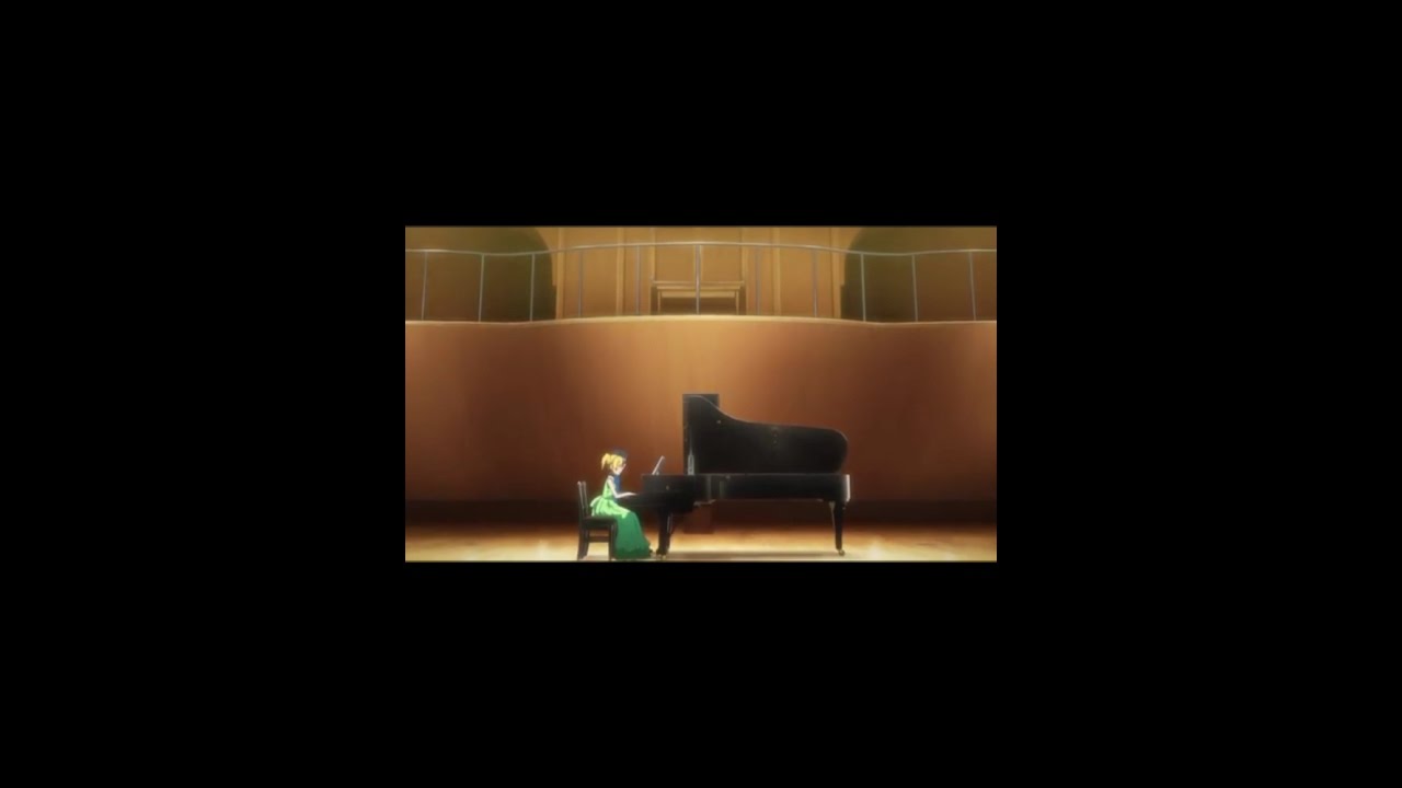 Kousei&Nagi  四月は君の嘘   shigatu wa kimi no uso (ep18).   公正&凪 連弾