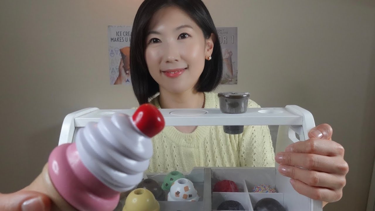 ASMR 아이스크림 가게 주인이 핸드무브먼트 장인이라면?🍦✋🏻 | Ice Cream Shop Roleplay