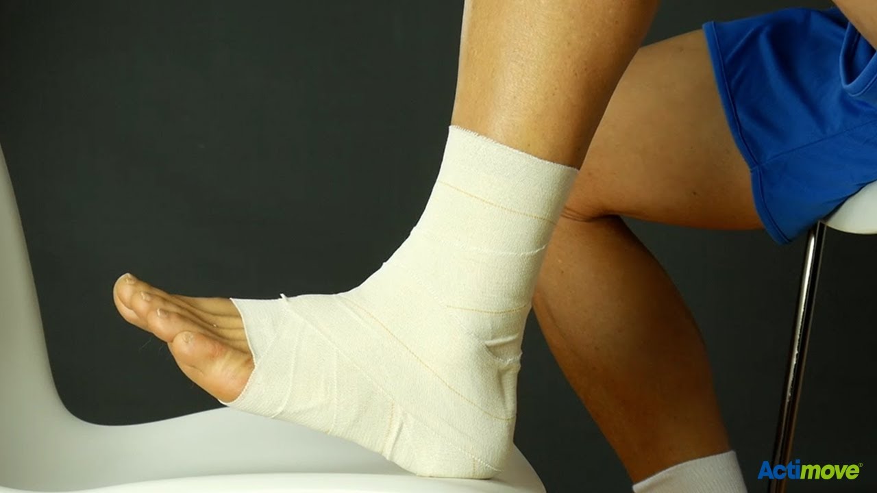 Taping a Sprained Ankle with EAB Tape