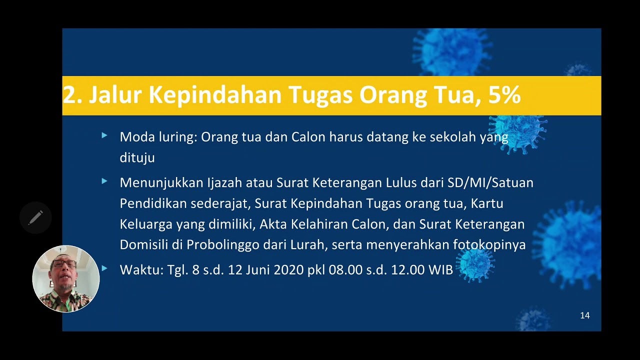 PPDB SMP Kota Prob 2020-2021