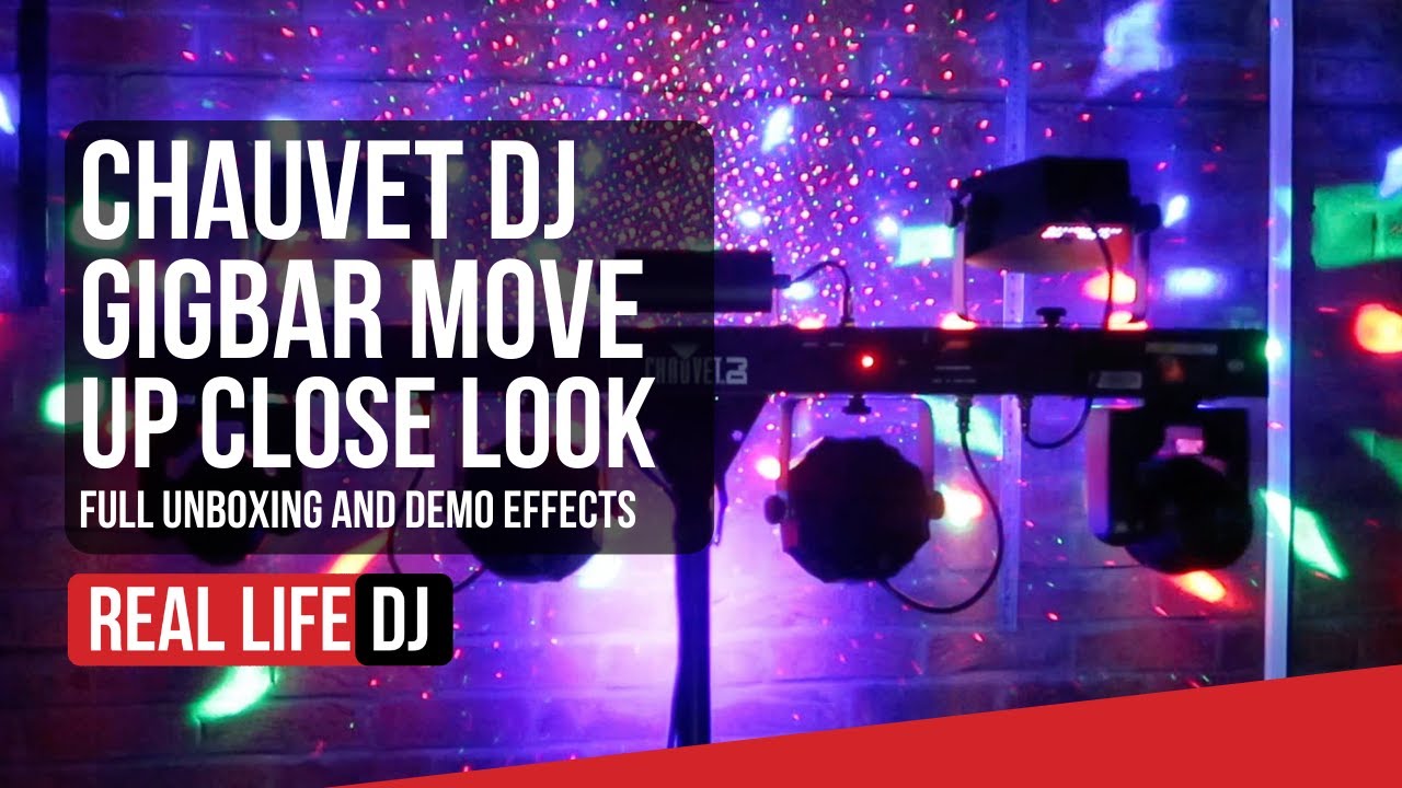 Chauvet DJ GigBAR Move Up Close Look Full Unboxing and Demo
