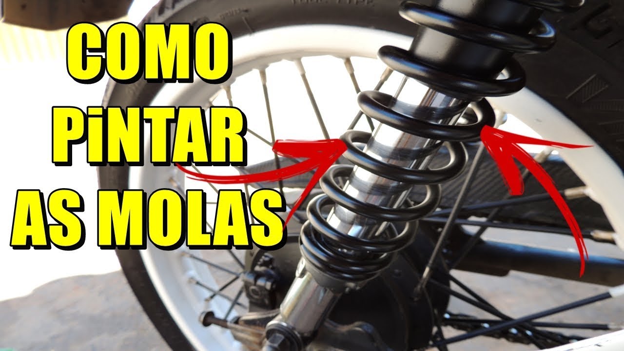 COMO PINTAR AS MOLAS DA SUA MOTO