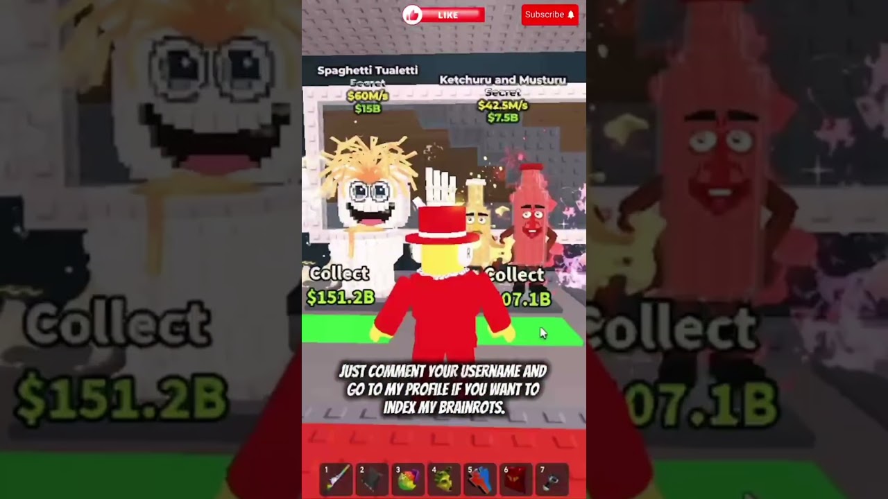 IM GIVEAWAY BRAINROT | IN STEAL A BRAINROT | #roblox #stealabrainrot #freetojoin #giveaway #sab