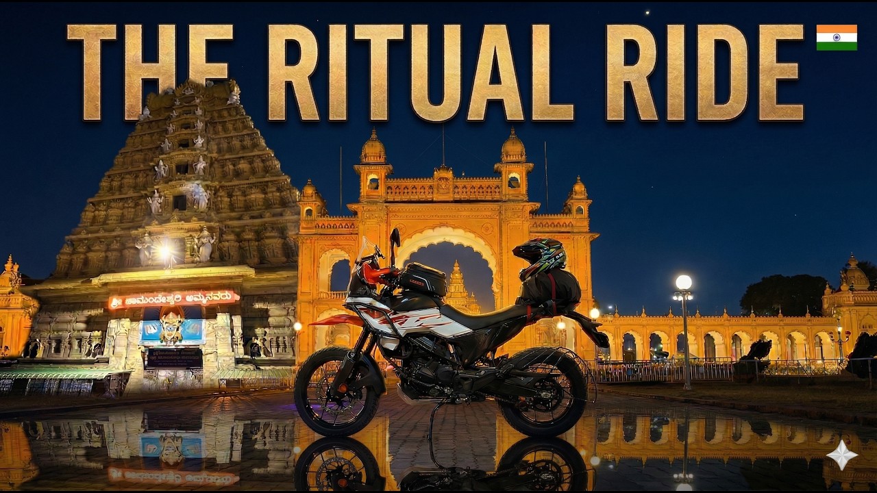The Ritual Ride | KTM ADV 390 X | Shree Chamundeshwari Temple | The Indian Rider |