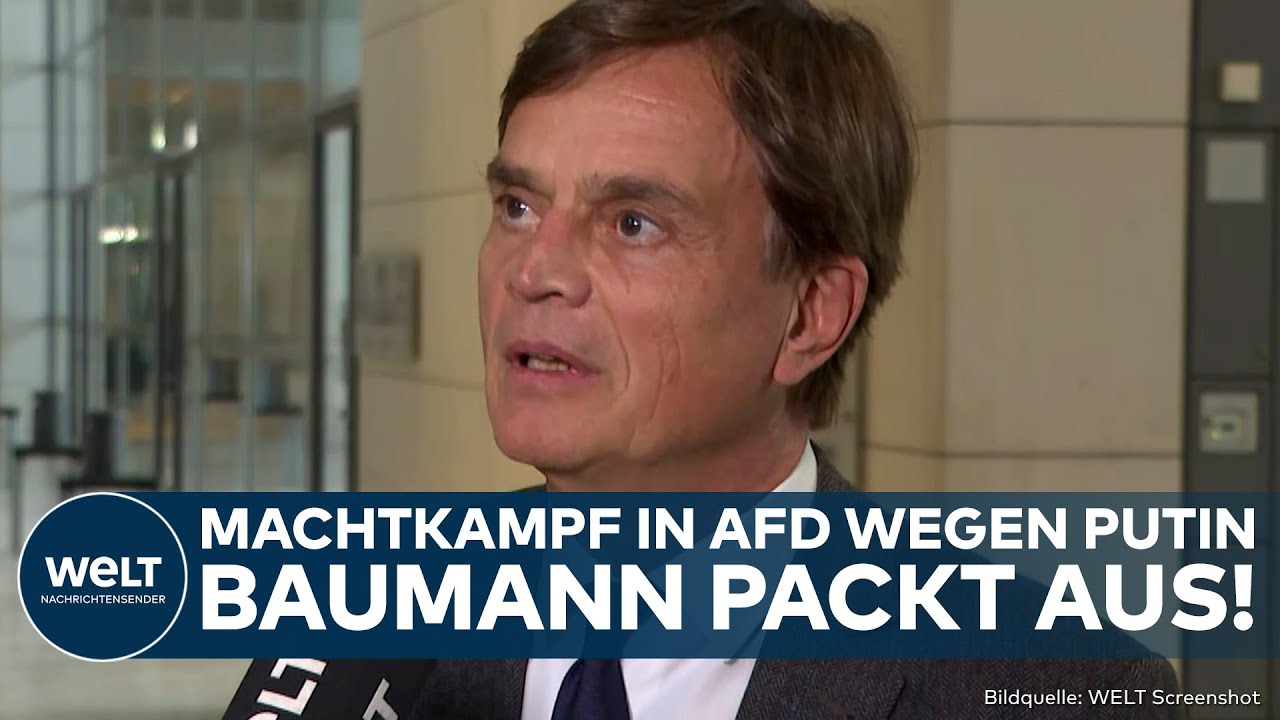 AFD: Zoff bei Weidel und Chrupalla! Putin wird zur Zerreißprobe! Baumann äußert sich zur Lage