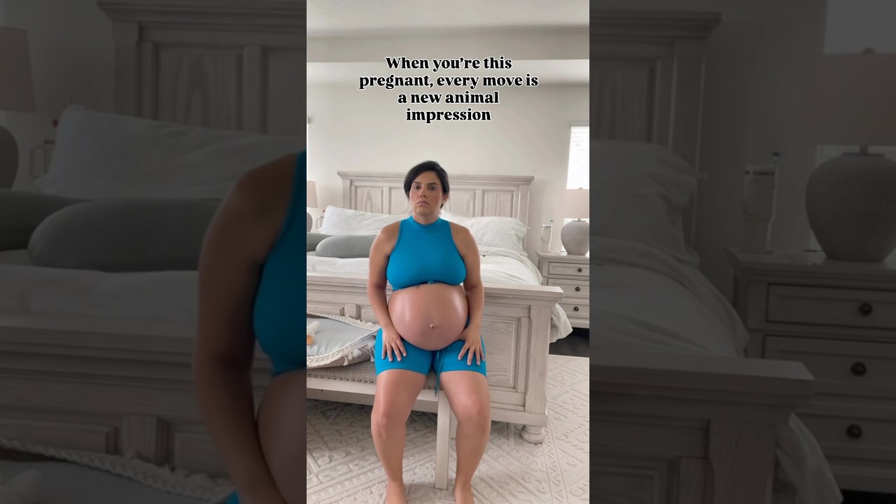 What 3rd Trimester Really Feels Like 😅 #PregnancyLife