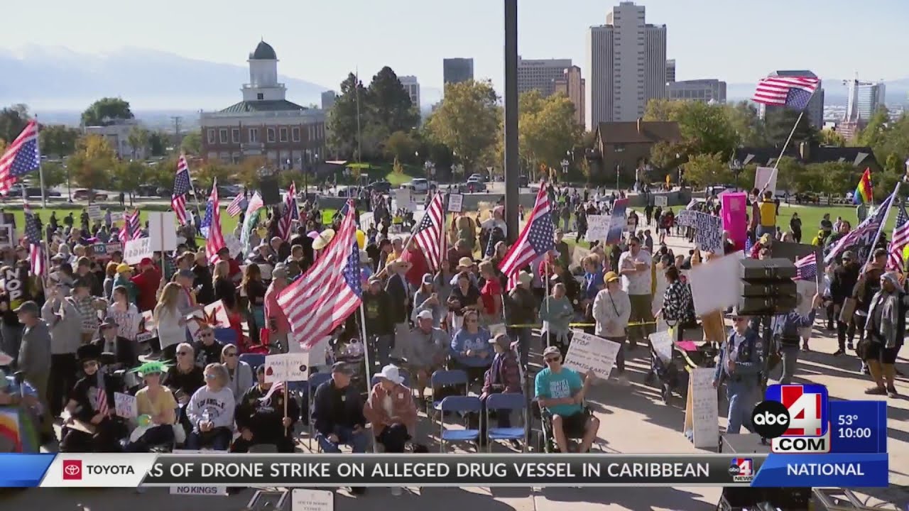 Thousands attend Salt Lake City’s ‘No Kings’ protest