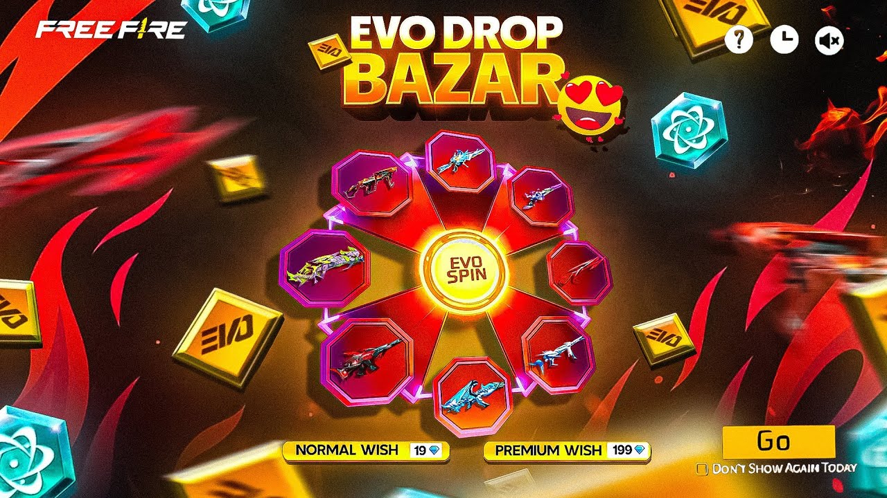All Evo Guns Return in Free Fire🇮🇳🔥| Evo Drop Bazar Event Free Fire | Free Fire New Event | Ff Event