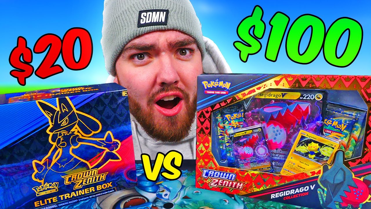 Testing CROWN ZENITH Pull Rates! (ETB vs Collection Box)
