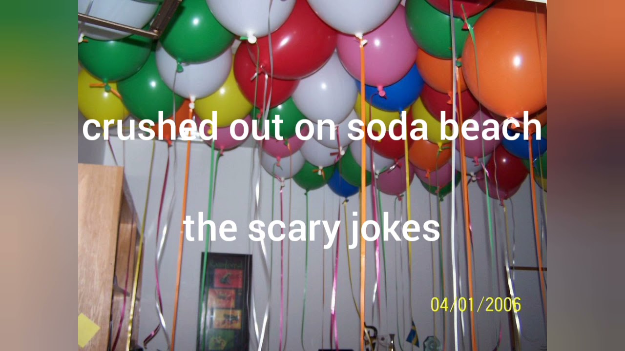 crushed out on soda beach | lyrics | the scary jokes